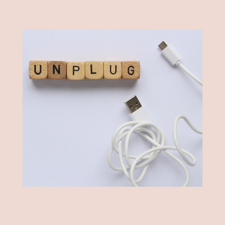 It’s healthy to unplug sometimes!